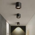 Modern Flush Mount Ceiling Light | 4.8" LED Cylinder Fixture for Hallway, 5CCT 3000K-6000K Dimmable, CRI90+