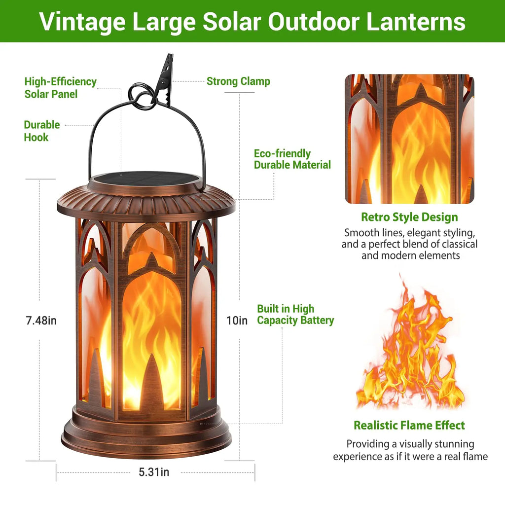 Solar Lantern Outdoor Lights