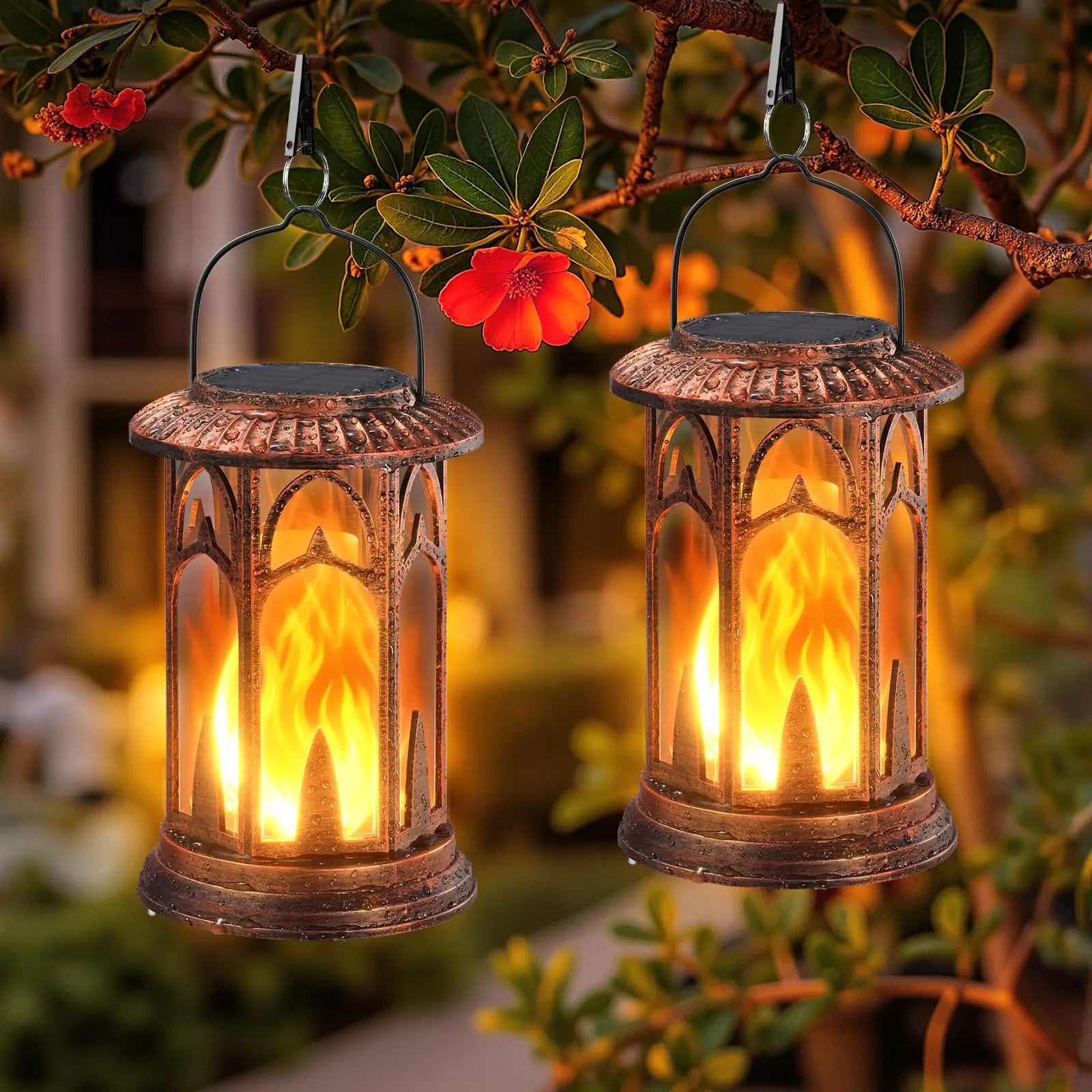 Solar Lantern Outdoor Lights