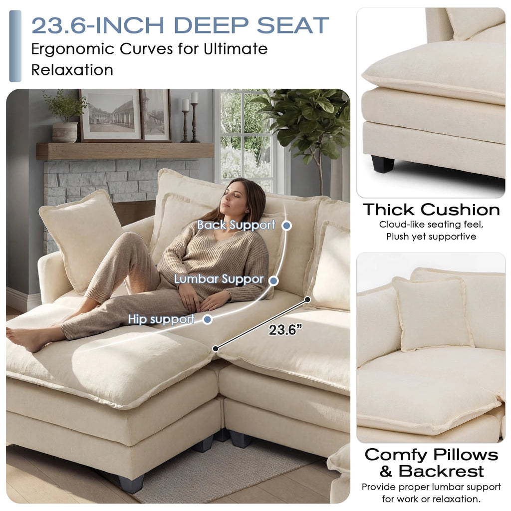 Deep Seat Cloud Sofa