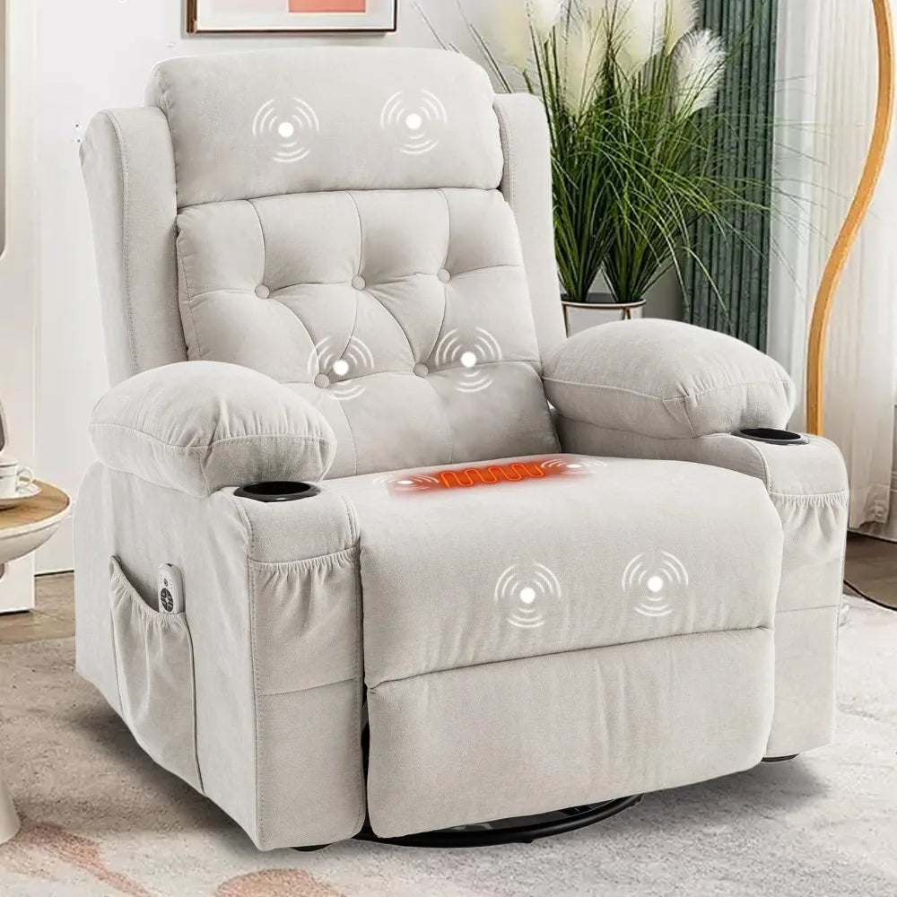 Massage Recliner Rocker Chair