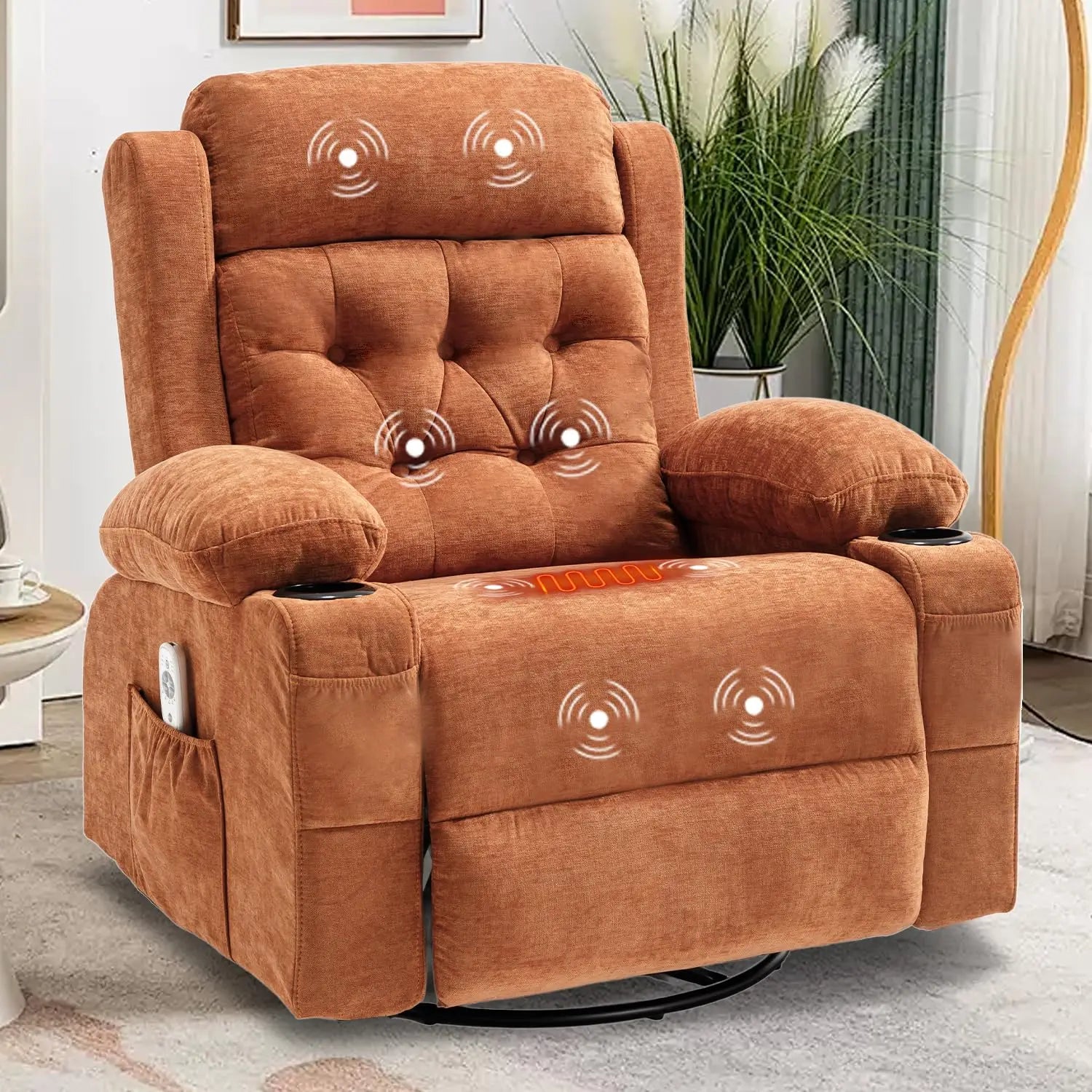 Massage Recliner Rocker Chair