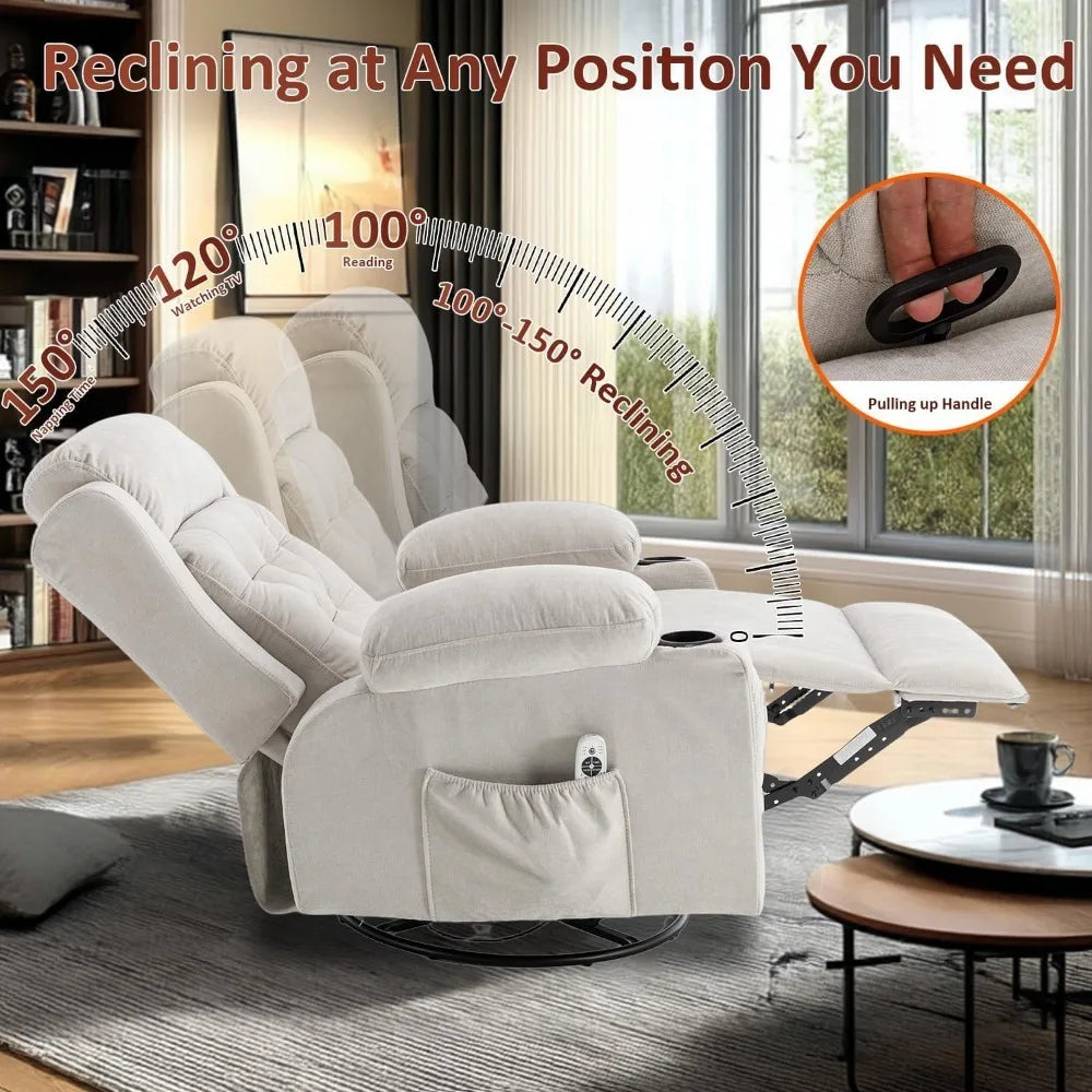 Massage Recliner Rocker Chair