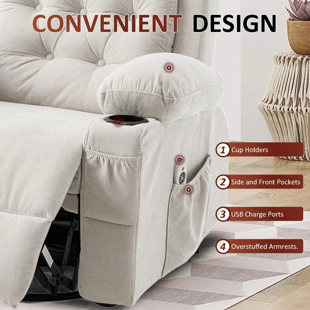 Massage Recliner Rocker Chair