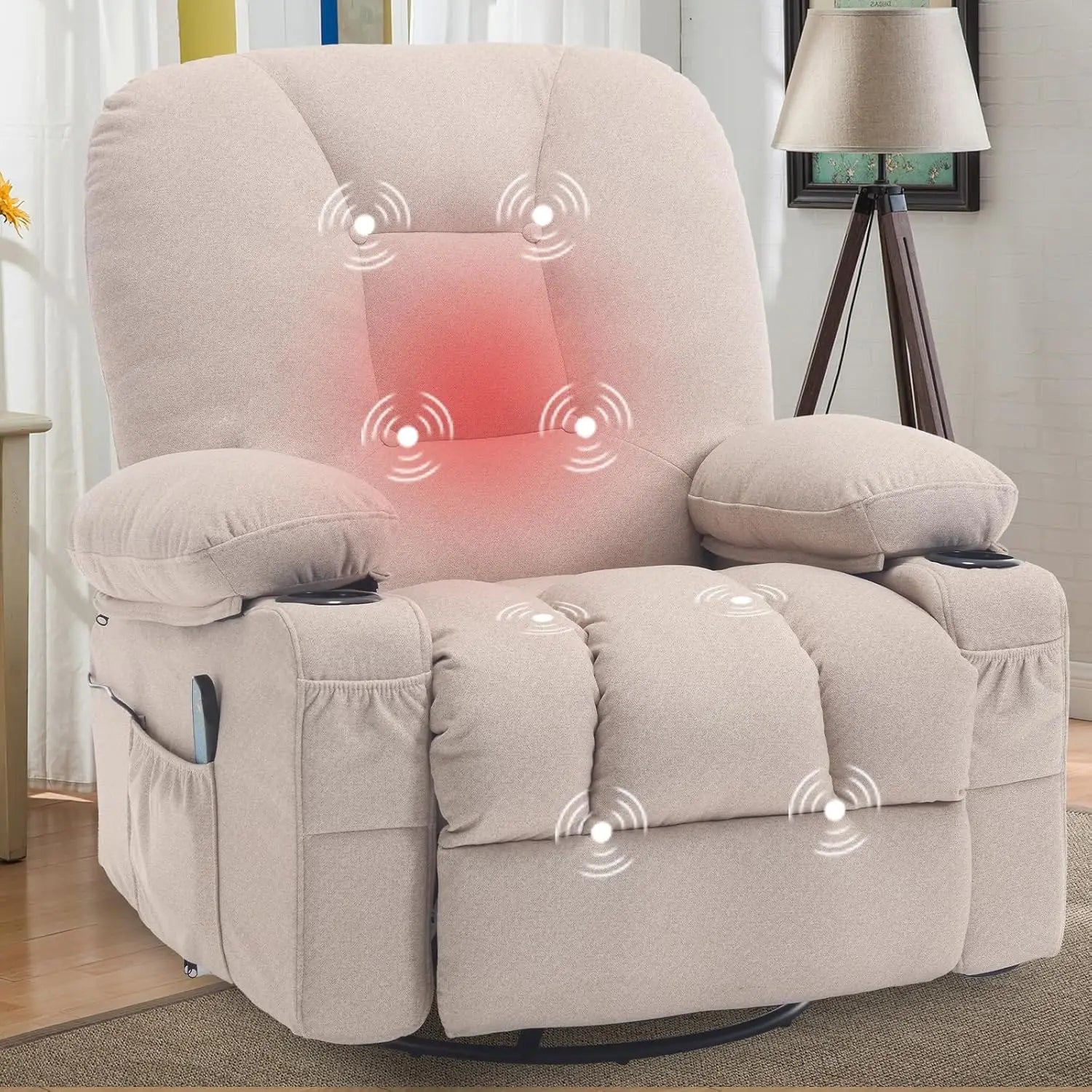 Massage Recliner Rocker Chair