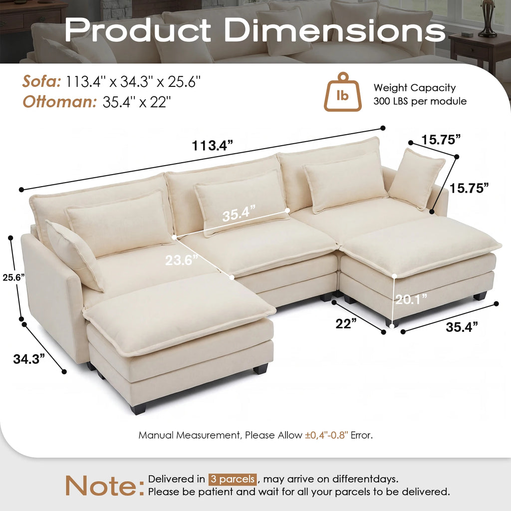 Deep Seat Cloud Sofa