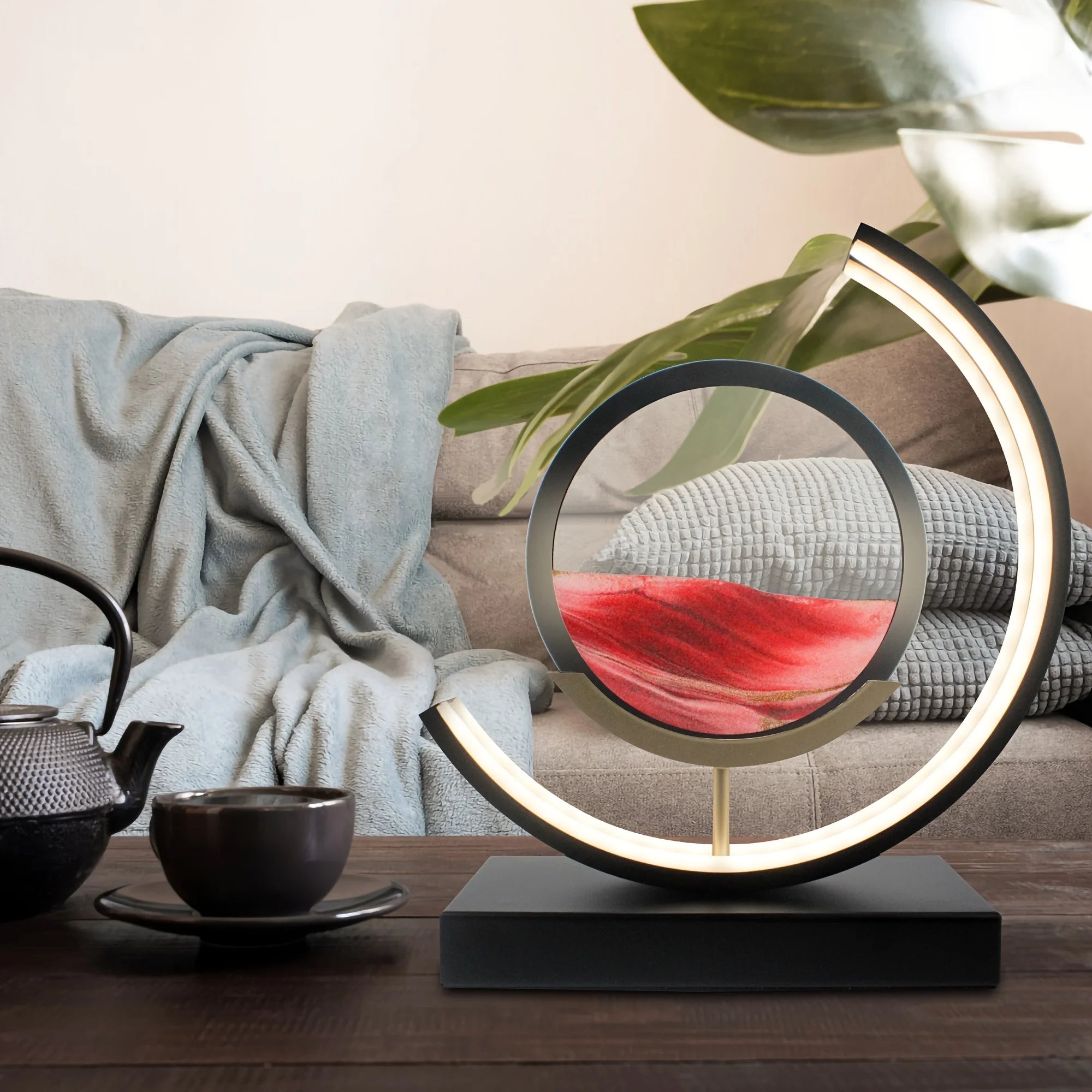 Moving Sand Art Light With Stand