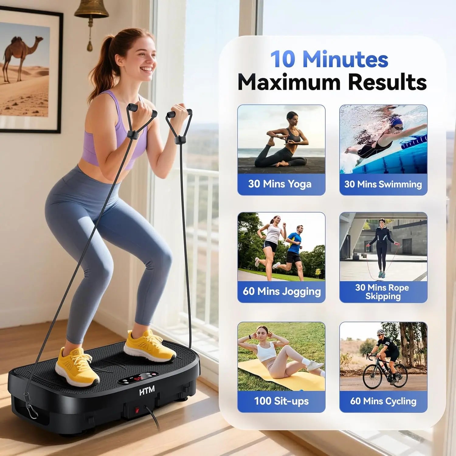 Vibration Plate Fitness Platform