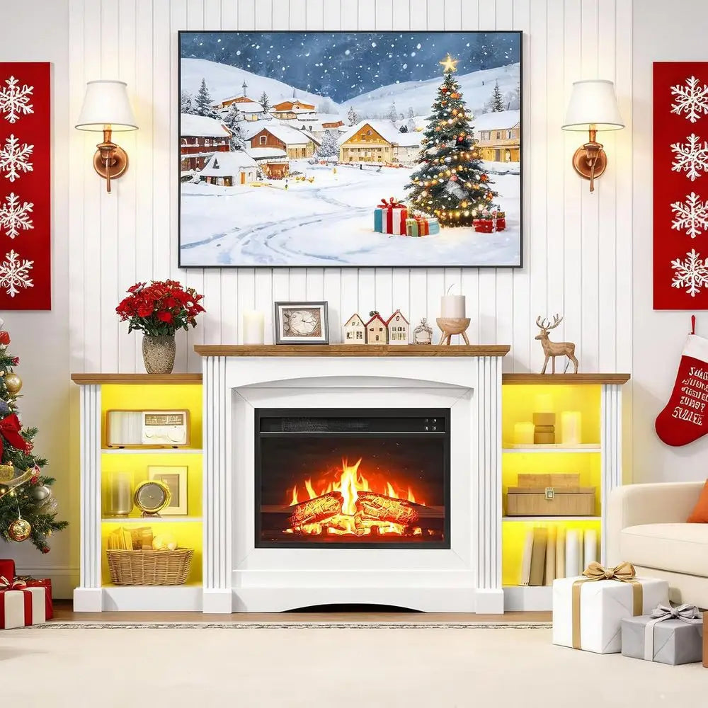Fireplace TV Stand Console