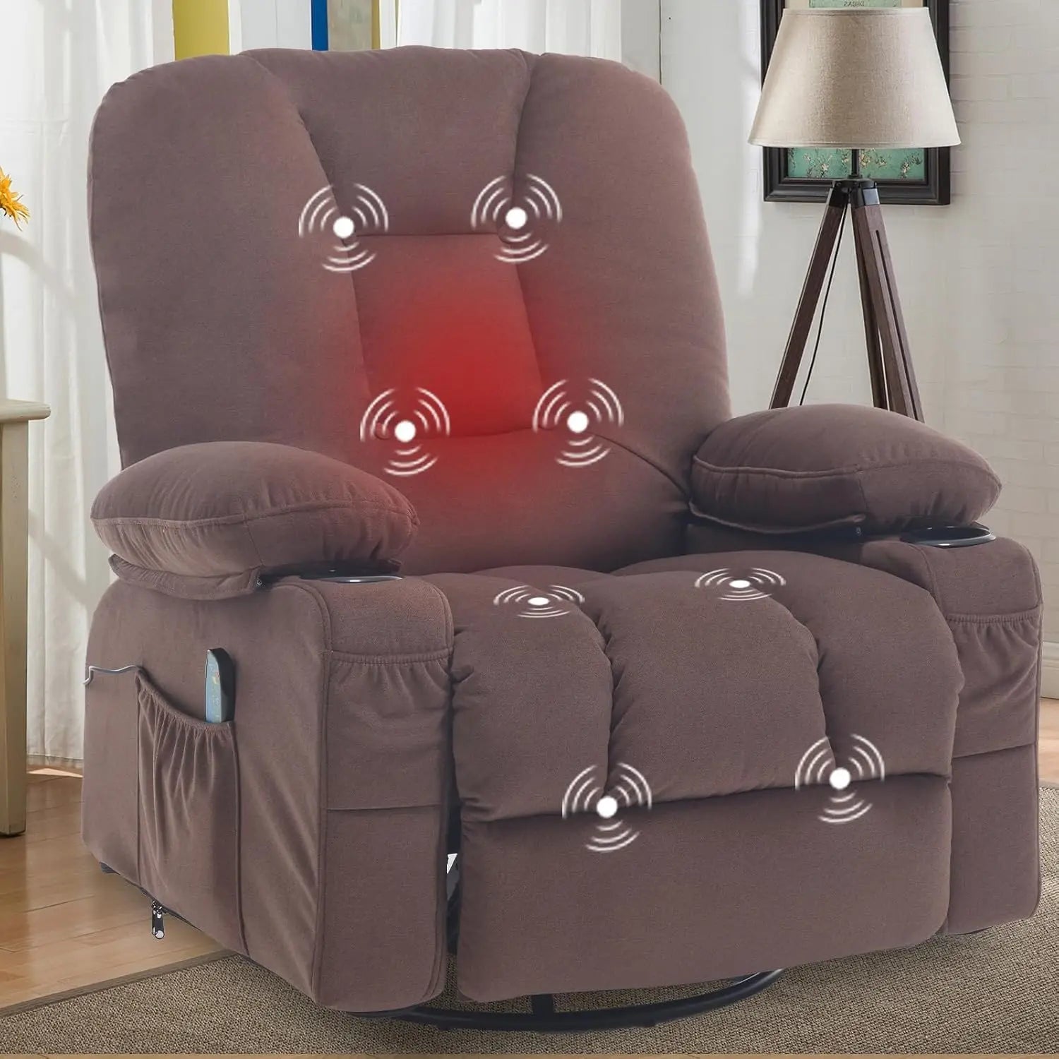 Massage Recliner Rocker Chair