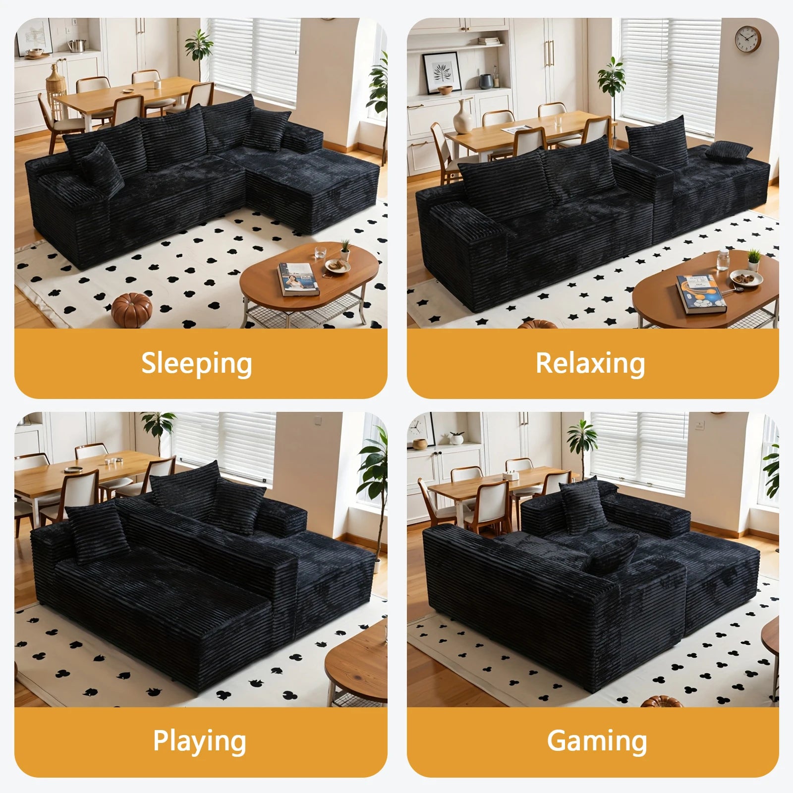 Modular Cloud Sectional Sofa
