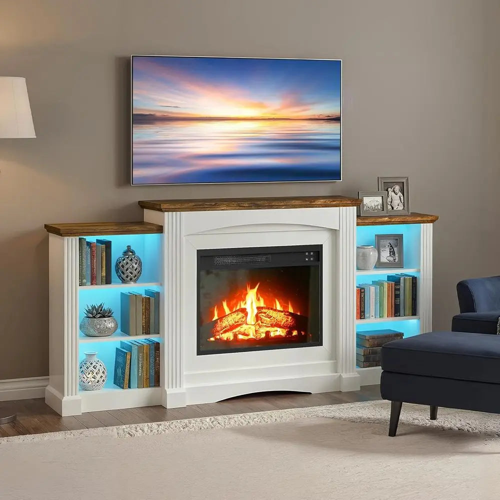 Fireplace TV Stand Console