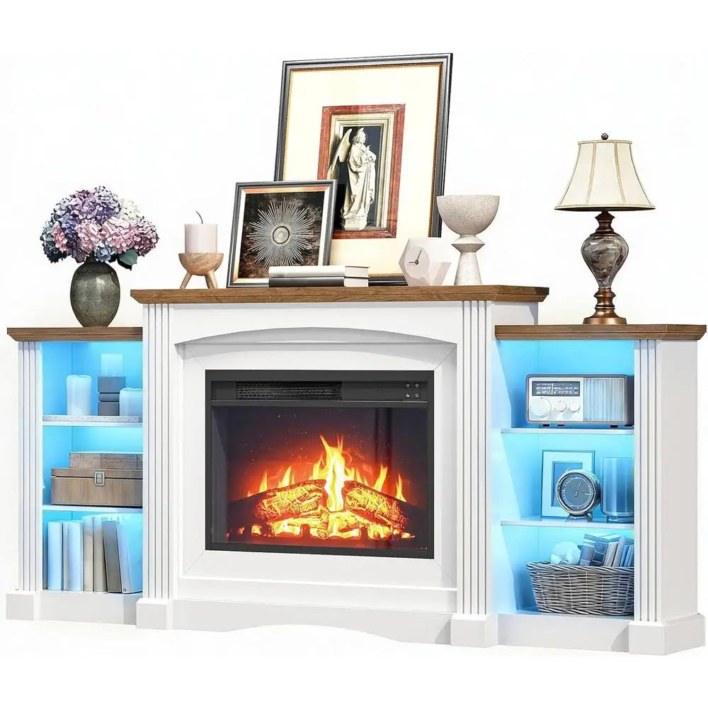 Fireplace TV Stand Console