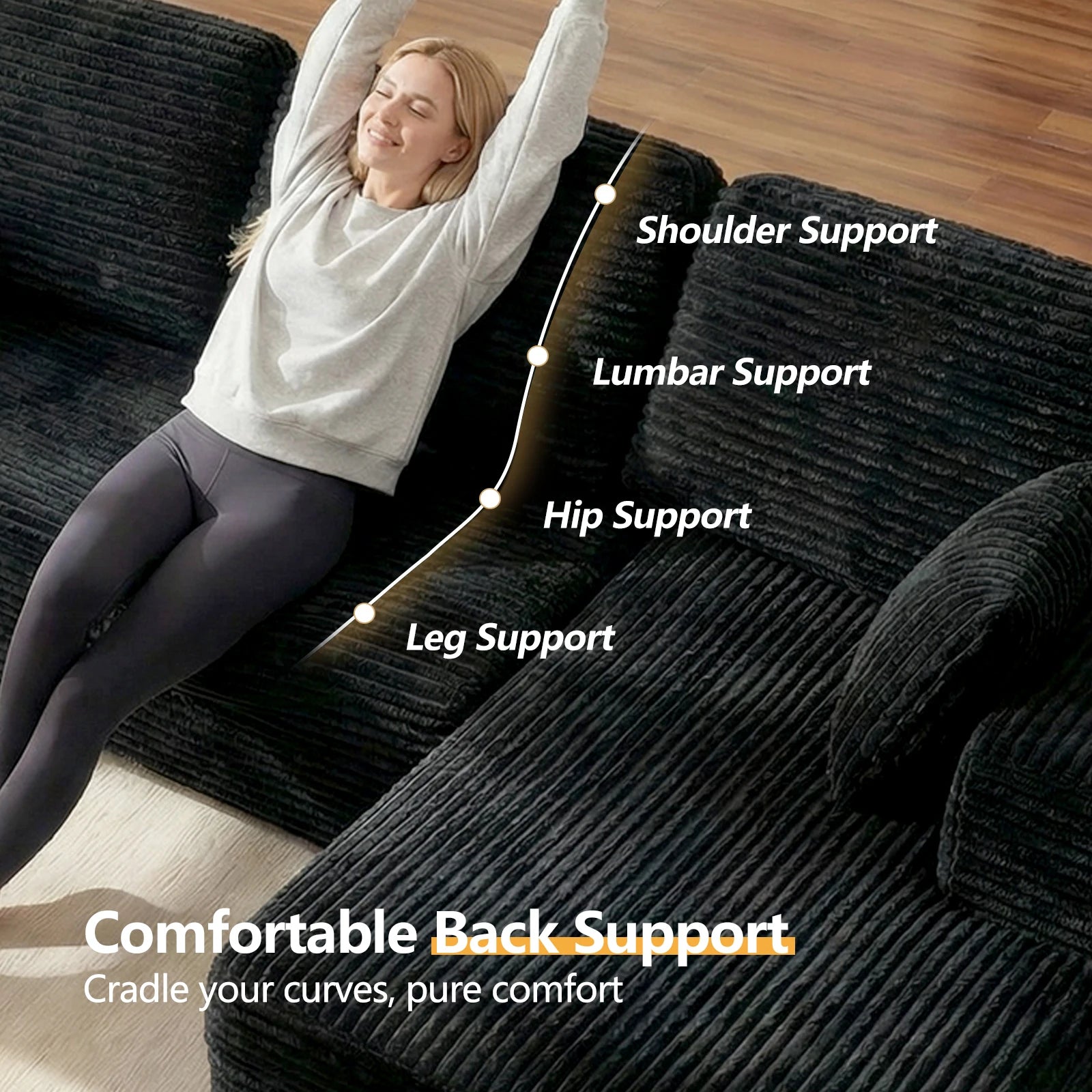 Modular Cloud Sectional Sofa