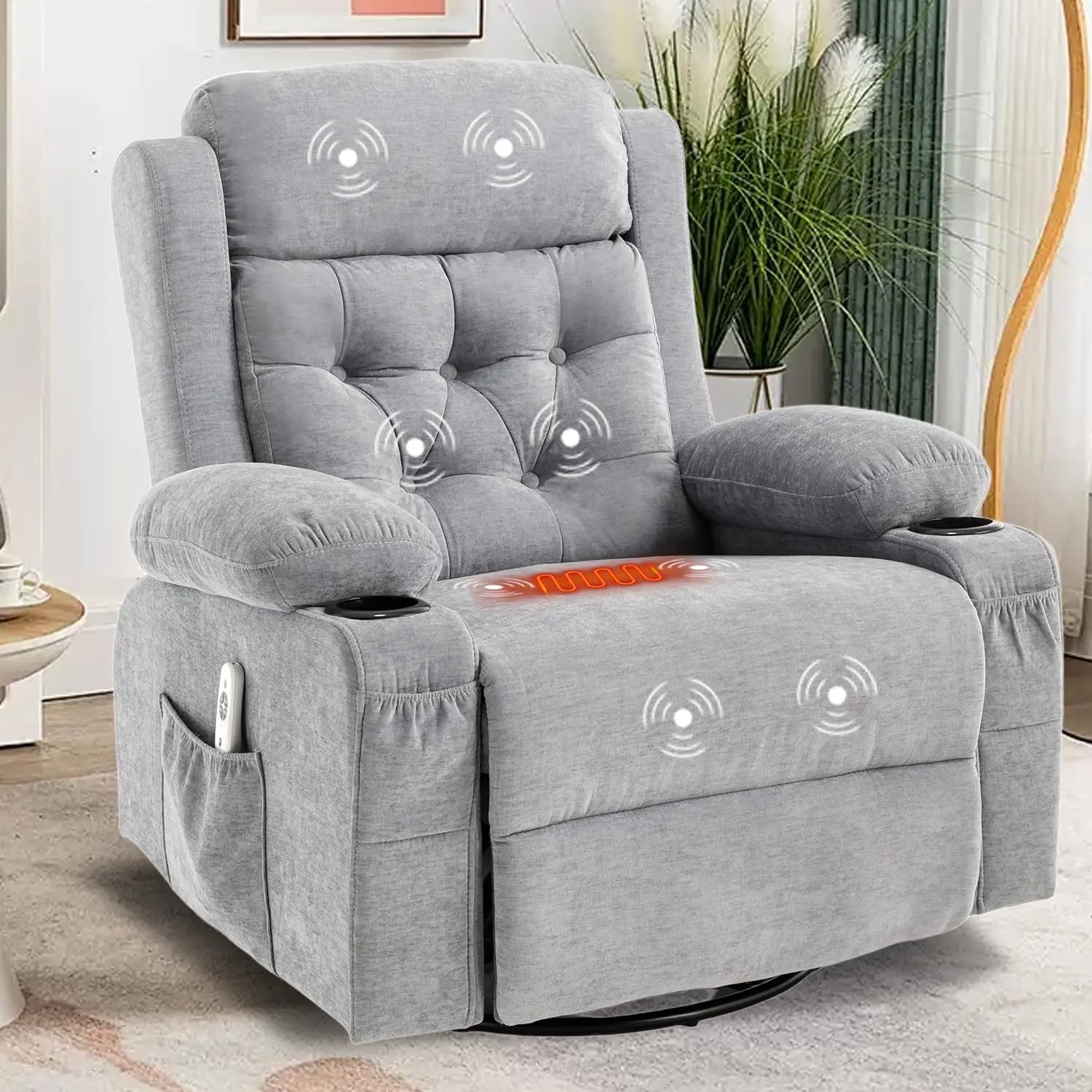 Massage Recliner Rocker Chair