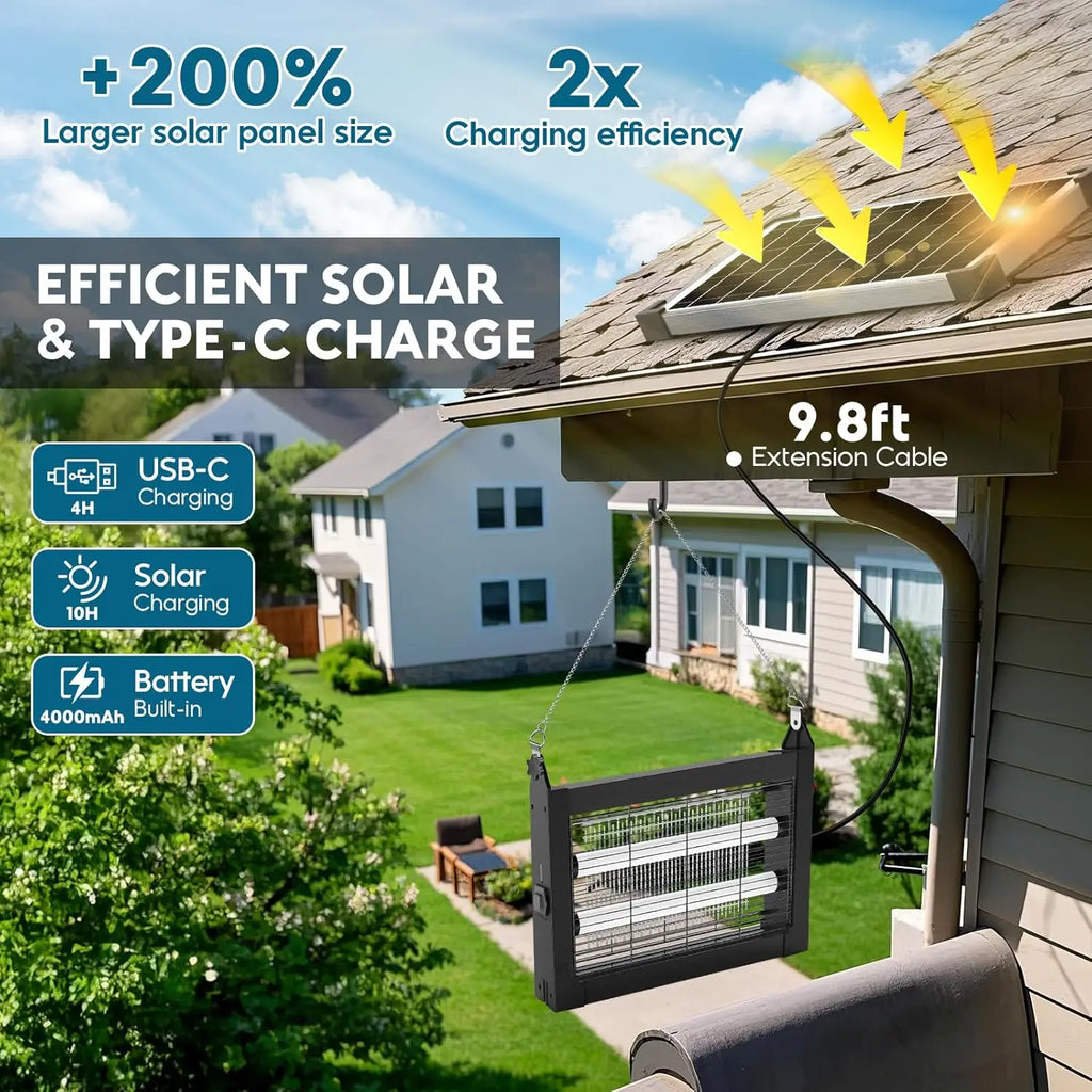 Solar Electric Bug Zapper