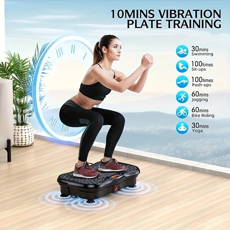 Exercise Machine with Vibration Platform