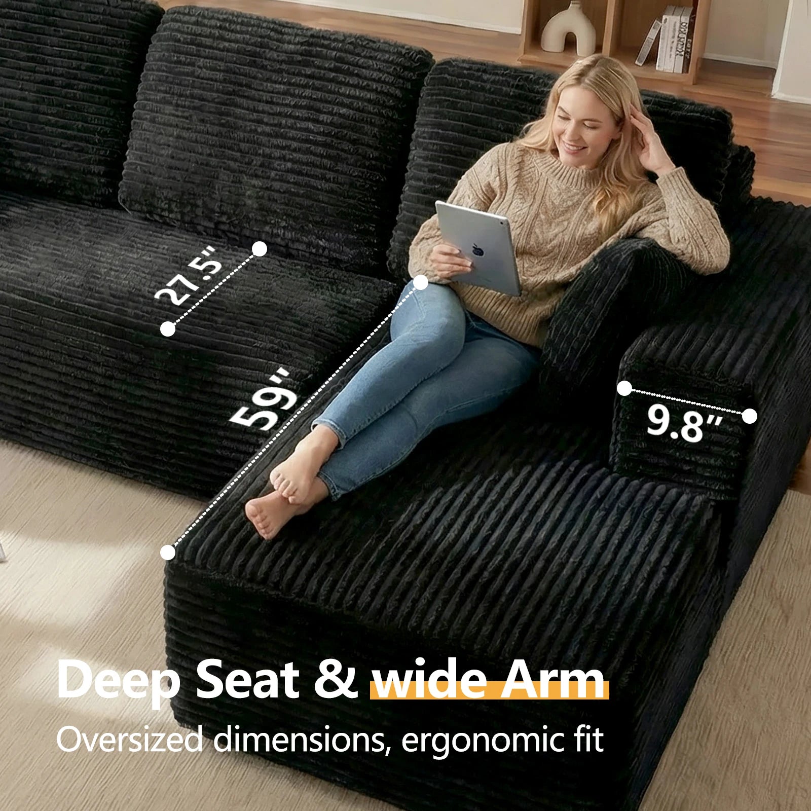 Modular Cloud Sectional Sofa