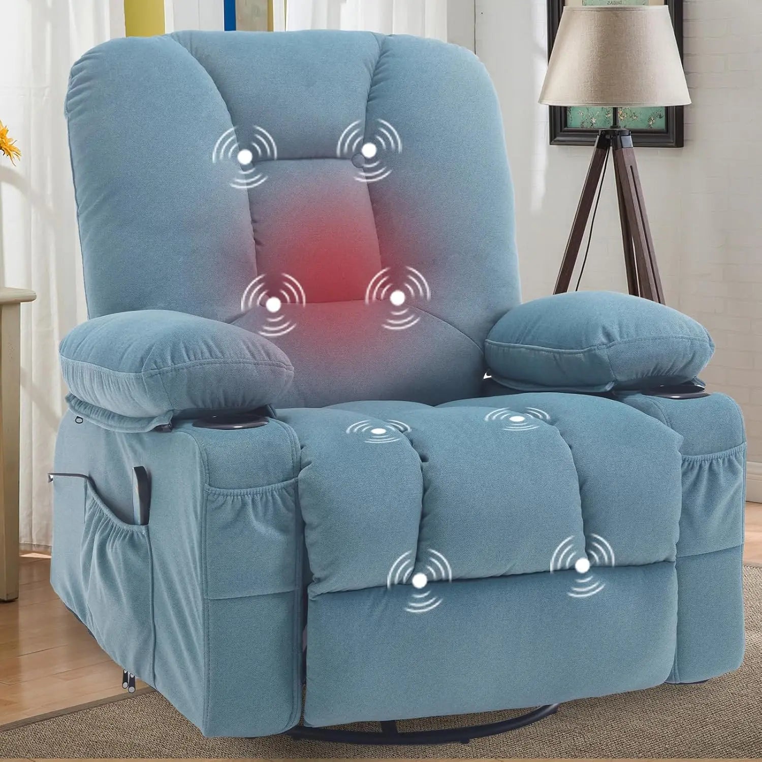 Massage Recliner Rocker Chair