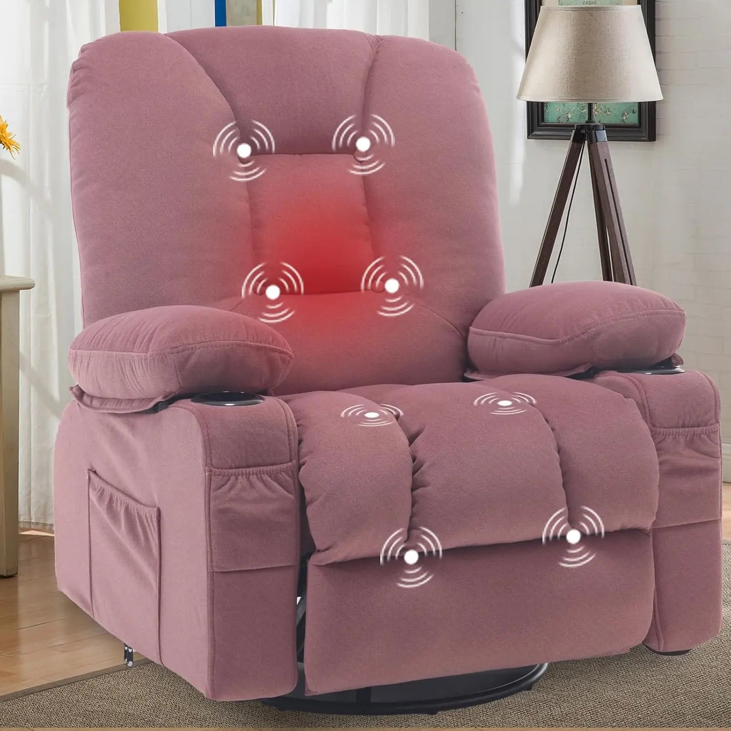 Massage Recliner Rocker Chair