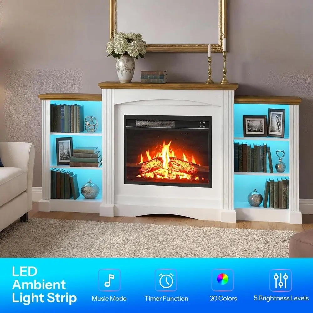 Fireplace TV Stand Console
