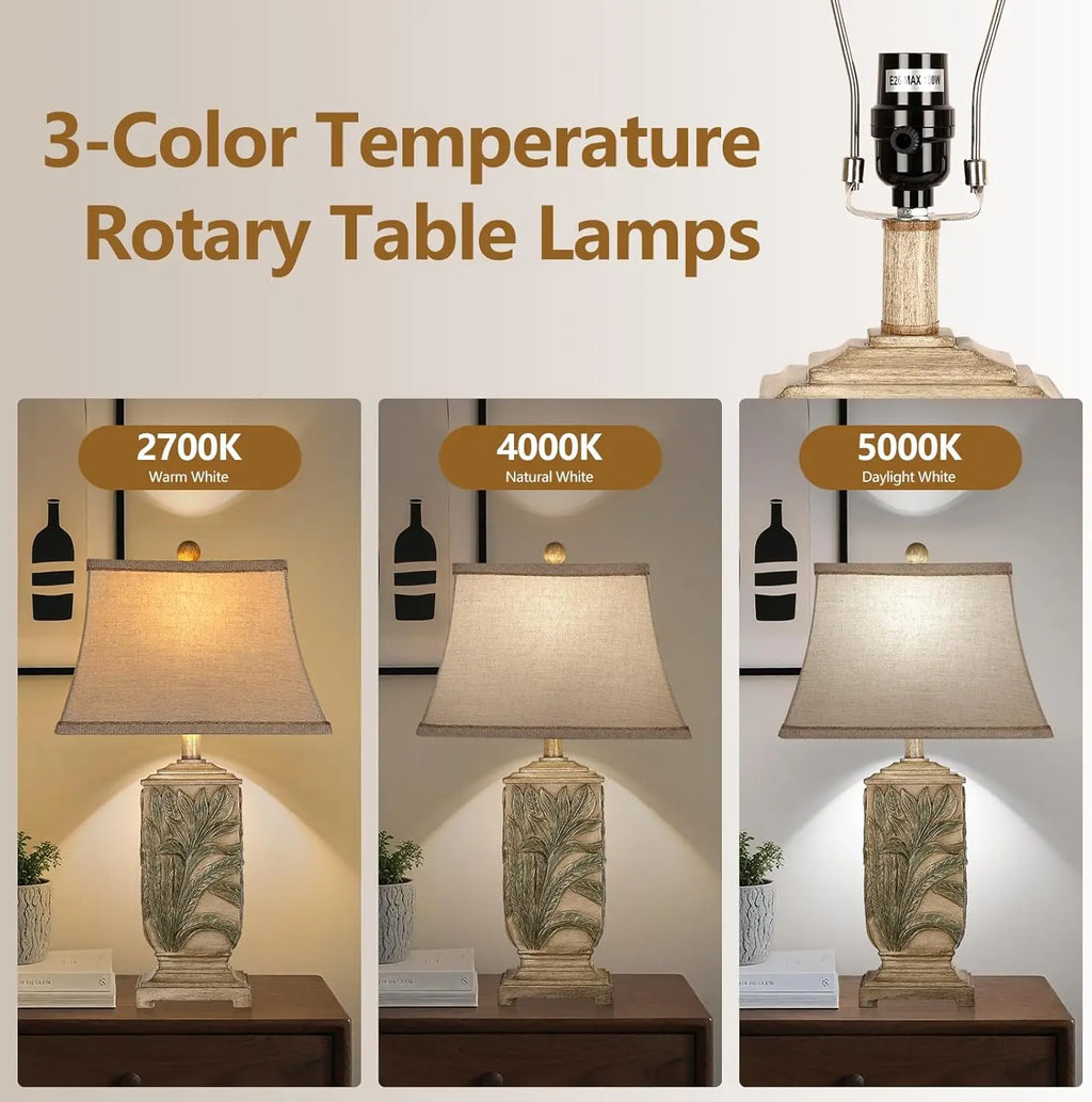 Vintage Table Lamps Set of 2