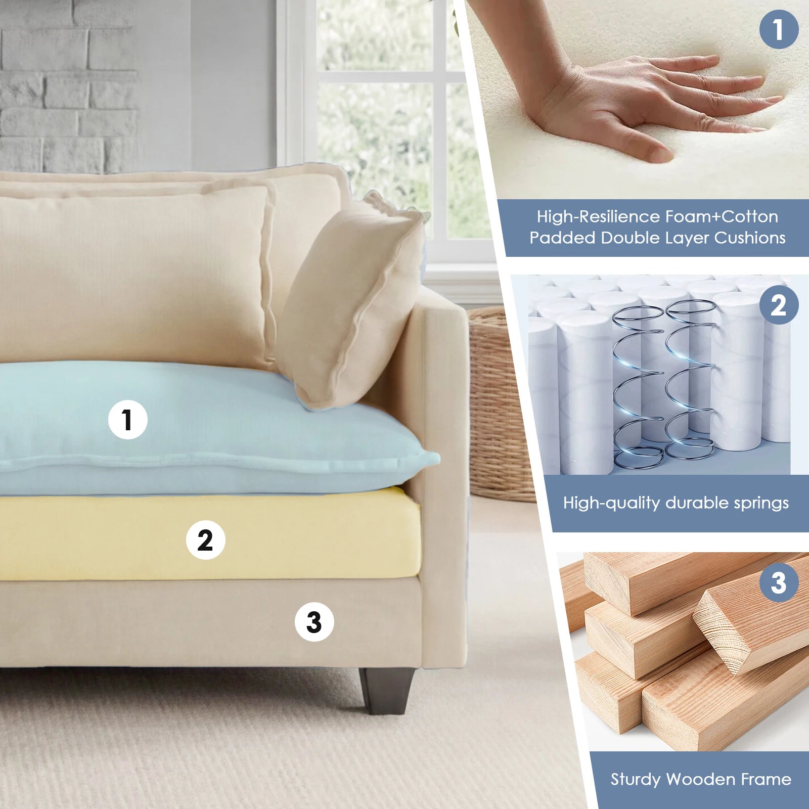 Deep Seat Cloud Sofa